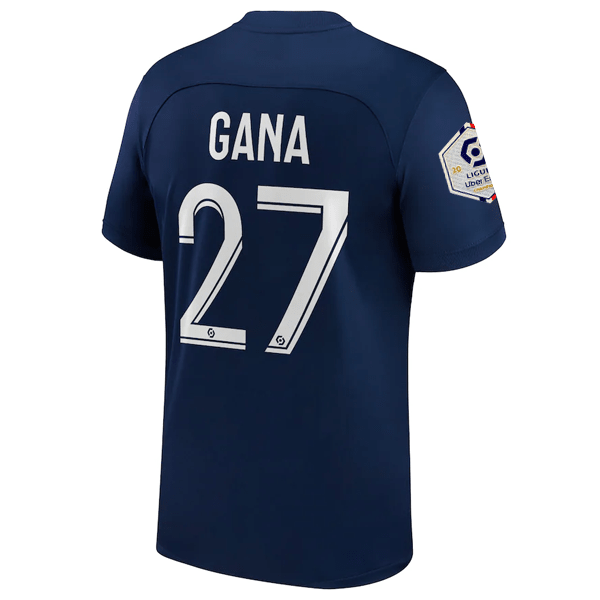 Nike Paris Saint-Germain Gana Home Jersey w/ Ligue 1 Champion Patch 22/23 (Midnight Navy/White) | SoccerWearhouse
