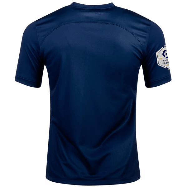 Nike Paris Saint-Germain Home Jersey w/ Ligue 1 Champion Patch 22/23 (Midnight Navy/White) | SoccerWearhouse