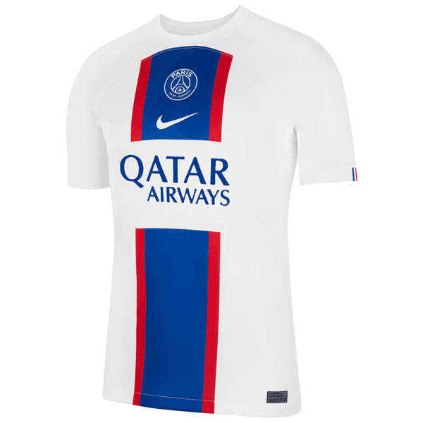 Nike Paris Saint-Germain Third Jersey 22/23 (White/Old Royal) | SoccerWearhouse