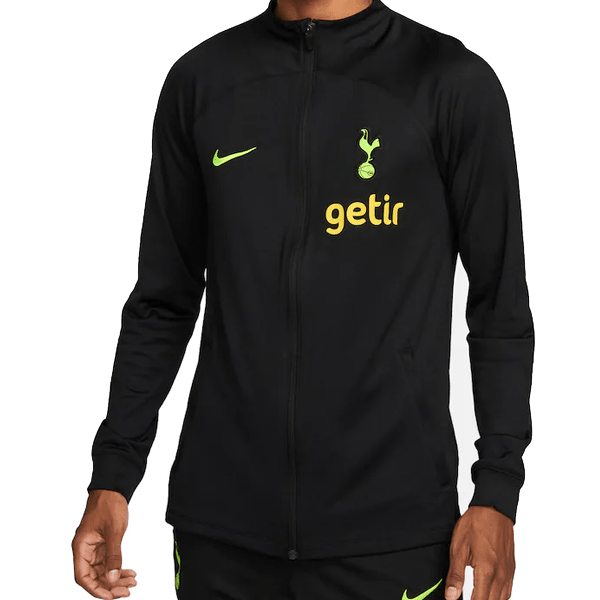 Nike Tottenham Strike Training Jacket 22/23 (Black/Volt) | SoccerWearhouse