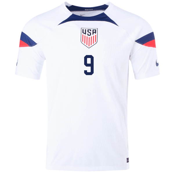 Nike United States Authentic Match Jesus Ferreira Home Jersey 22/23 (White/Loyal Blue) | SoccerWearhouse
