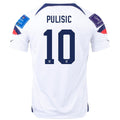 Nike United States Christian Pulisic Home Jersey 22/23 w/ World Cup 2022 Patches (White/Loyal Blue)