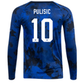 Nike United States Christian Pulisic Long Sleeve Away Jersey 22/23 (Bright Blue/White)