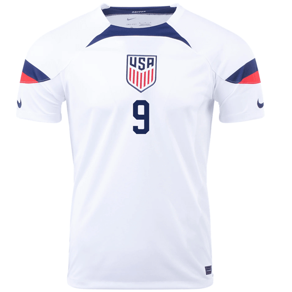 Nike United States Jesus Ferreira Home Jersey 22/23 (White/Loyal Blue) | SoccerWearhouse
