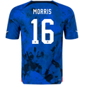 Nike Estados Unidos Jordan Morris Authentic Match Away Jersey 22/23 (Azul brillante/Blanco)