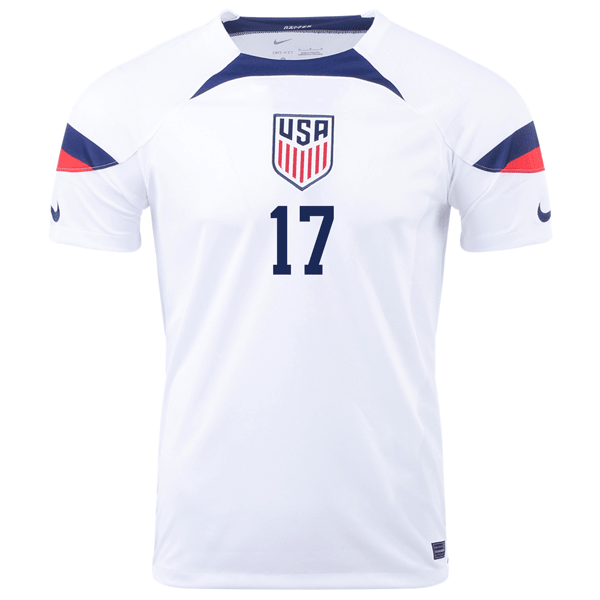 Nike United States Jordan Pefok Home Jersey 22/23 (White/Loyal Blue) | SoccerWearhouse
