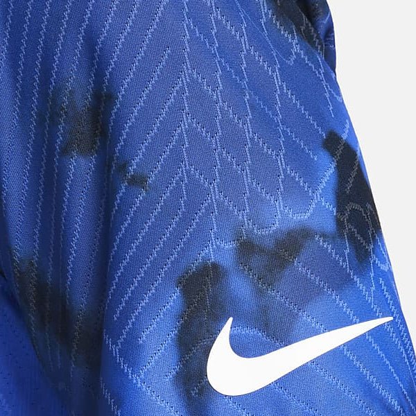 Nike United States Musah Authentic Match Away Jersey 22/23 w/ World Cup 2022 Patches (Bright Blue/White) | SoccerWearhouse