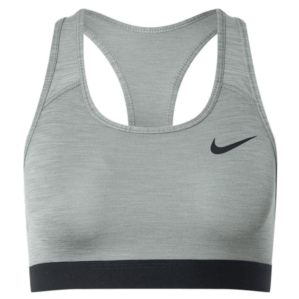 Nike Women's Medium Support Unpadded Sports Bra (Heather Grey) | SoccerWearhouse