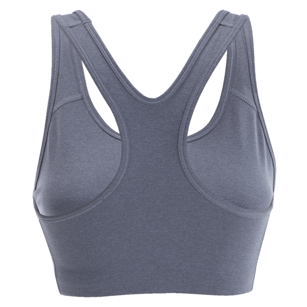 Nike Women's Pro Classic Swoosh Sports Bra (Heather Grey) | SoccerWearhouse