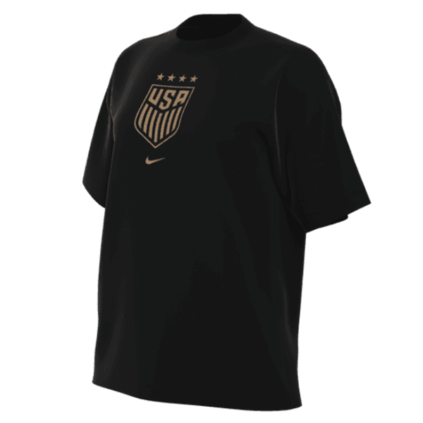 Nike Womens United States 4 Star T-Shirt (Black) | SoccerWearhouse
