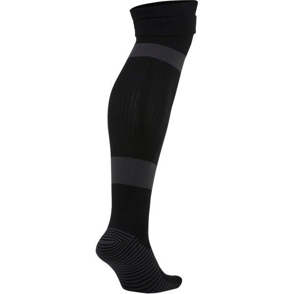 Nike Matchfit Soccer Sock Black Grey Soccer Wearhouse