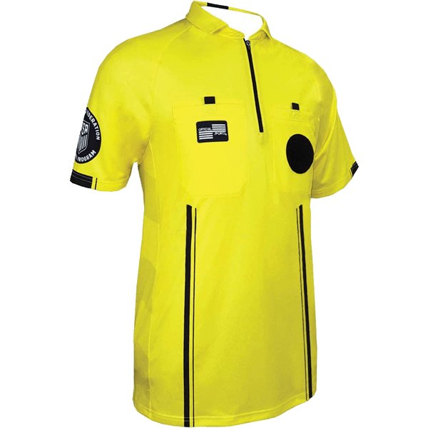Official Sports Referee Jersey 9070 USSF Pro SS (Yellow) | SoccerWearhouse