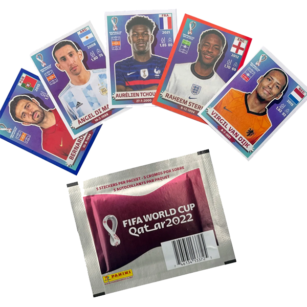 Panini World Cup 2022 Sticker Box (50 Packets)