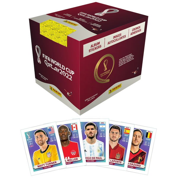 Panini World Cup 2022 Sticker Box (50 Packets)
