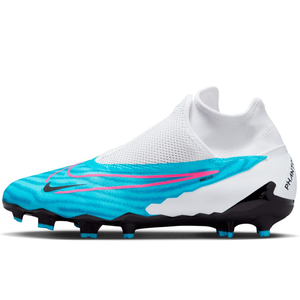 Nike Phantom GX PRO DF FG Soccer Cleats (Baltic Blue/Pink Blast)