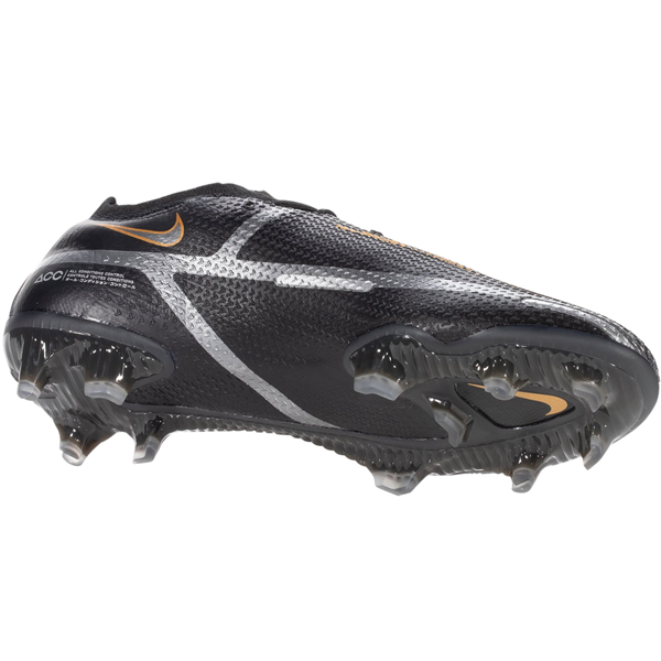 Nike Phantom GT2 Elite FG Black Metallic Gold Soccer Wearhouse
