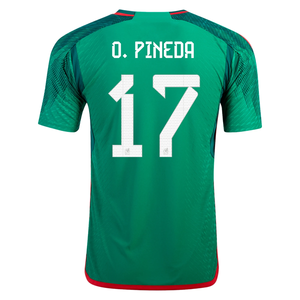 adidas Mexico Authentic Omar Pineda Home Jersey 22/23 (Vivid Green)