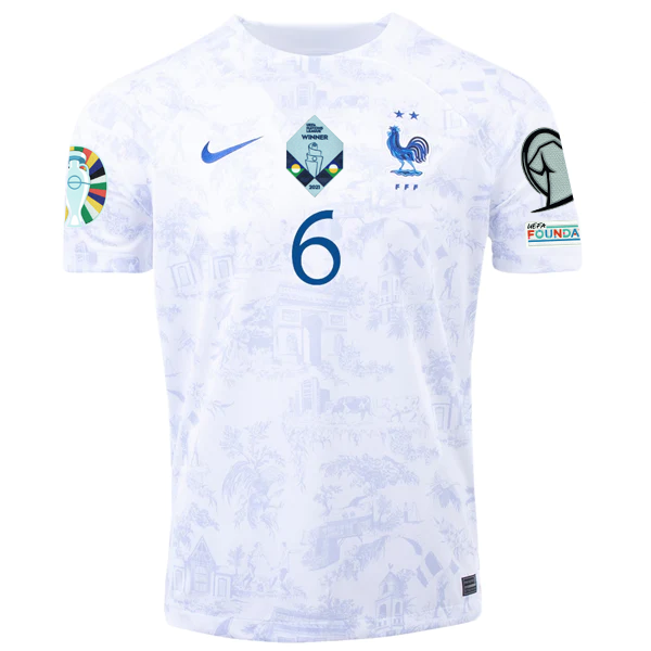 France No19 Pogba Blue Soccer Country Jersey