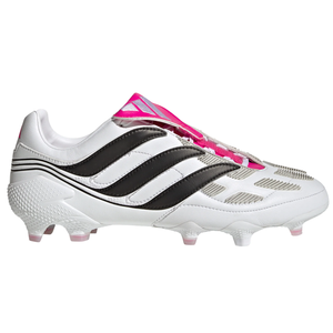 adidas Predator Precision.1 FG Soccer Cleats (White/Black/Team Shock Pink)