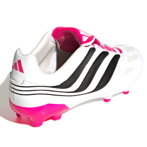 adidas Jr. Predator Precision.3 FG Tacos de fútbol (Blanco/Team Shock Pink)