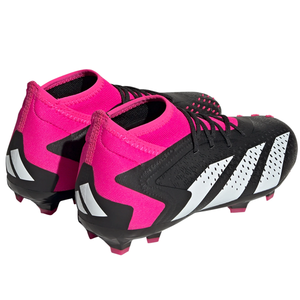 adidas Jr. Predator Accuracy.1 FG Soccer Cleats (Core Black/Team Shock Pink)