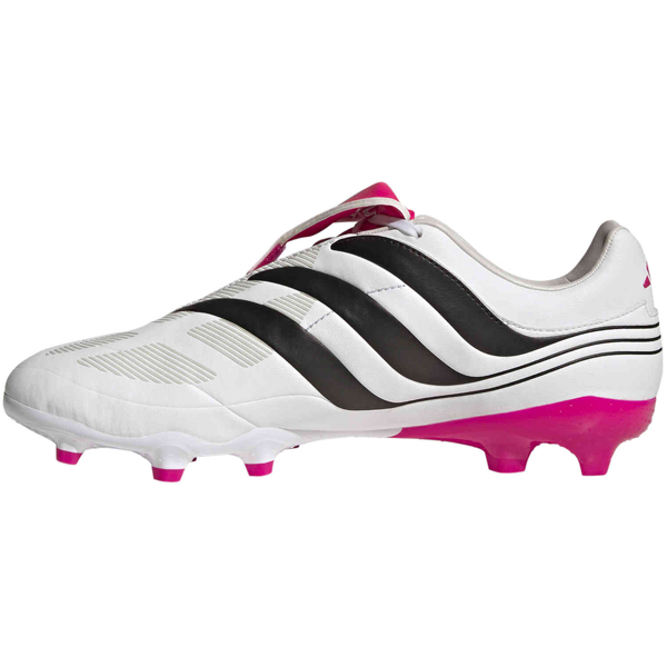 adidas Predator Precision.3 Firm Ground Soccer Cleats (White/Team Shoc Soccer Wearhouse