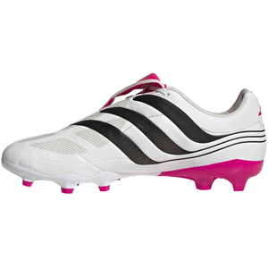 adidas Predator Precision.3 Firm Ground Soccer Cleats (White/Team Shock Pink)