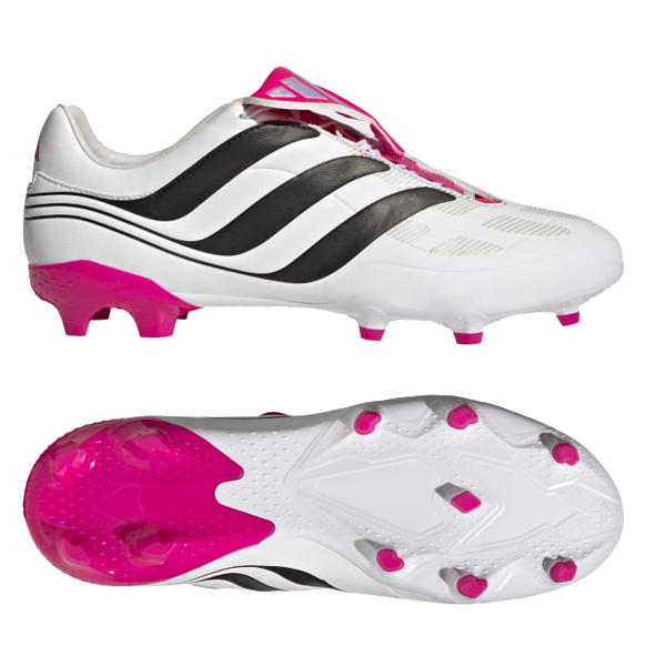adidas Predator Precision.3 Firm Ground Soccer Cleats White Team