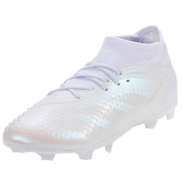 adidas Jr. Predator Accuracy.1 FG Soccer Cleats (Core White)