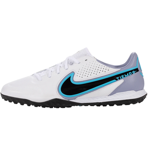 Nike React Legend 9 Pro Turf Soccer Shoes (White/Black-Baltic Blue)