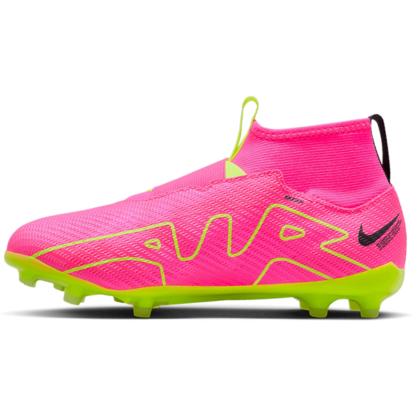 Nike Zoom Vapor 15 Pro FG Soccer Cleats (Pink Blast/Volt-Gridiron) Size 10 M / 11.5 W