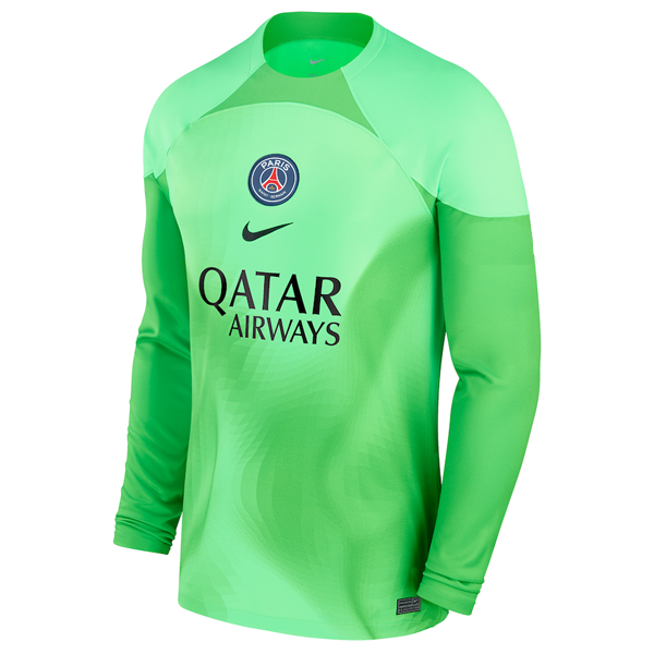 Camiseta de portero Nike Paris Saint-Germain 22/23 (Verde Strike/Negro)
