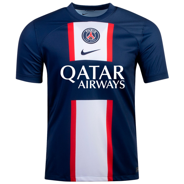 Camiseta Nike Paris Saint-Germain Home 22/23 (Azul Marino/Blanco)