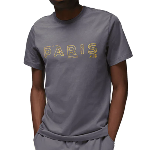 Tilskynde sangtekster absolutte Nike Paris Saint-Germain Jordan T-Shirt (Graphite/Tour Yellow) - Soccer  Wearhouse