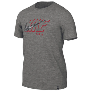Nike Paris Saint-Germain Swoosh T-Shirt (Dark Heather)