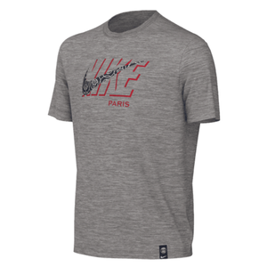 Nike Youth Paris Saint-Germain Swoosh T-Shirt (Dark Grey Heather)