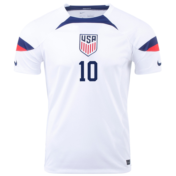 Nike Estados Unidos Christian Pulisic Home Jersey 22/23 (Blanco/Azul)