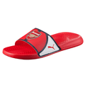 Sandalias Puma Arsenal Popcat (Blanco/Rojo Puma)