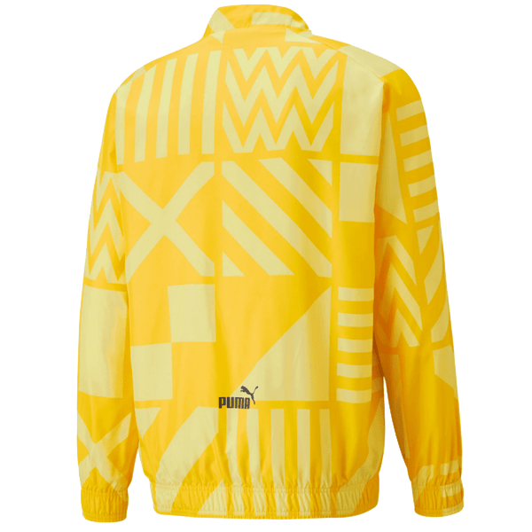 Puma BVB Dortmund Pre Match Jacket 22/23 (Cyber Yellow) | SoccerWearhouse