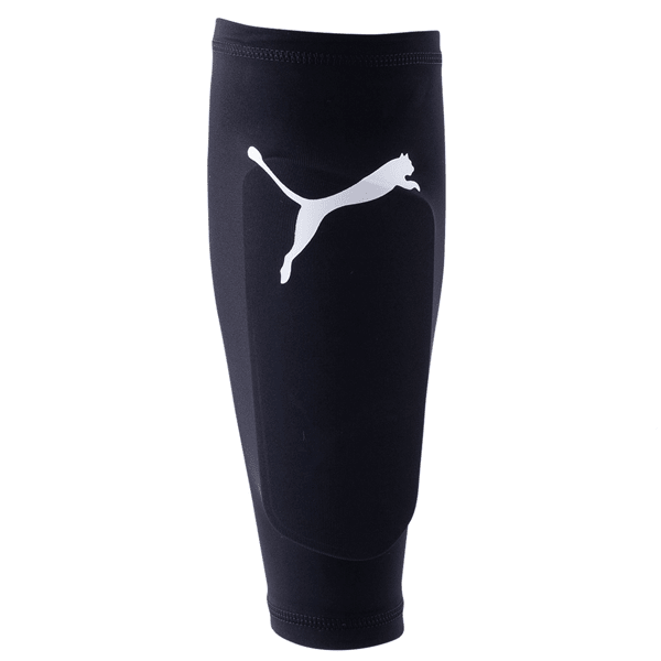 Puma Ultra Light Sleeve Shin Guard (Puma Black/Puma White) | SoccerWearhouse