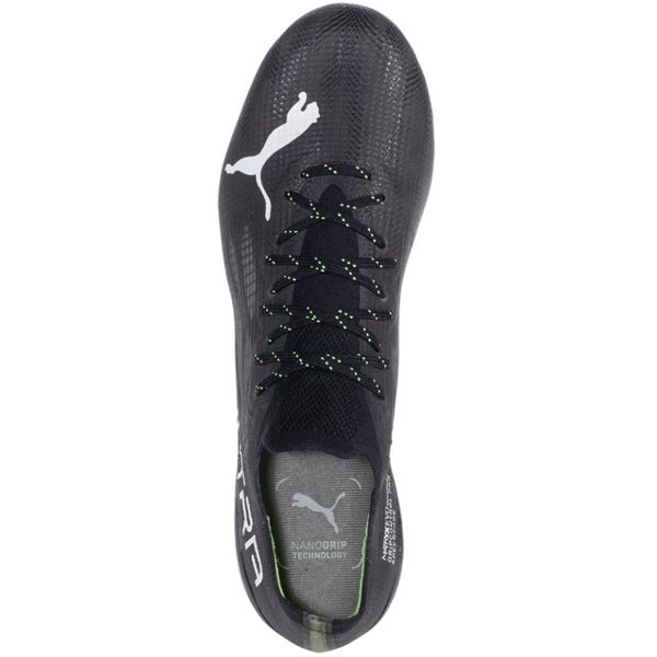 Puma Ultra 1.4 FG/AG (Black/Fizzy Light) - Soccer Wearhouse