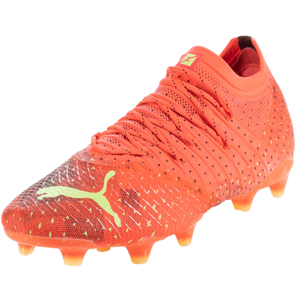 Puma Future Z 1.4 FG/AG Soccer Cleats (Fiery Coral/Fizzy Light ...