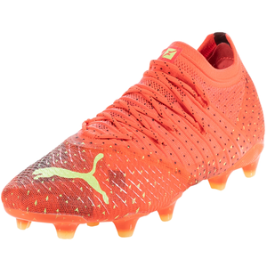 Puma Future Z 1.4 FG/AG Soccer Cleats (Fiery Coral/Fizzy Light)