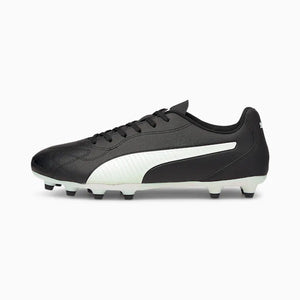 Puma Monarch II FG/AG Soccer Cleats (Puma Black/White)