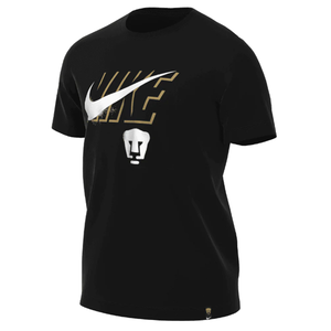 Camiseta Nike Pumas UNAM Logo 22/23 (Negro)