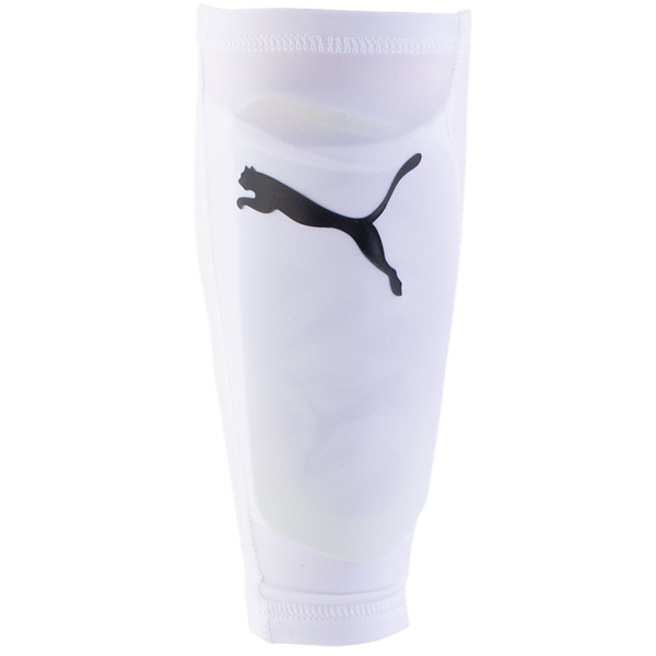 Puma Ultra Flex Sleeve Shin Guard (White/Ocean Dive)
