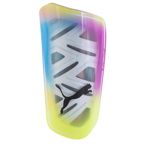 Puma Ultra Flex Sleeve Shin Guard (White/Ocean Dive)