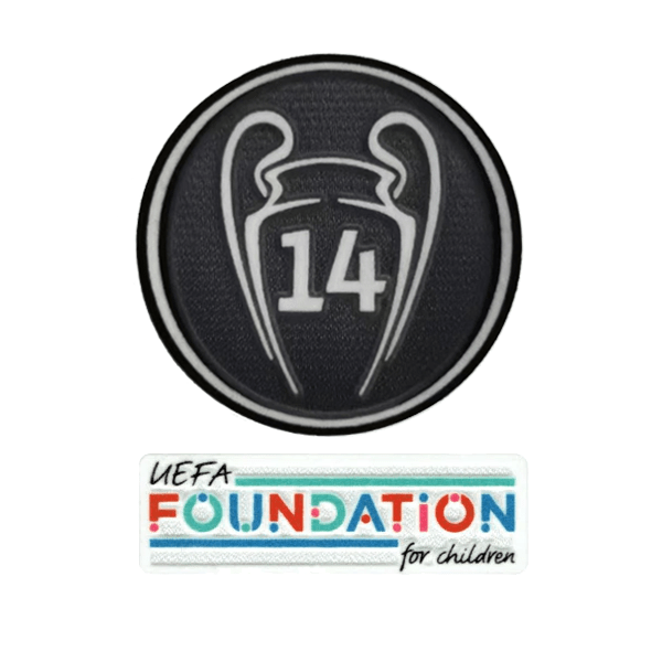 Real Madrid Champions League 14 Trophy Patch Set | SoccerWearhouse