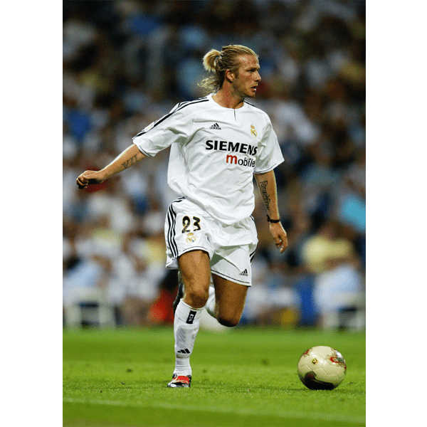 Real Madrid David Beckham Poster | SoccerWearhouse