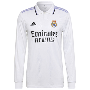 adidas Real Madrid Home Long Sleeve Jersey 22/23 (White)